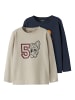 name it Langarmshirt NMMVUX 2P LS TOP in island fossil