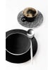 Seltmann Weiden 6er Set Kaffeetassen mit Untertassen Life Fashion 240 ml in Glamorous Black