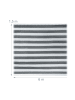 relaxdays Zaunblende in Grau/ Weiß - (B)6 x (H)1,5 m