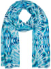 styleBREAKER Schal mit Batik Muster in Türkis-Blau