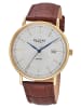 Regent F-1592 Herrenuhr Goldfarben mit Saphirglas