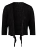 Zero  Jerseyjacke mit Bindedetail in Black Beauty