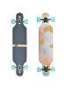 Apollo Twin Tip Longboard " Nauro " in holz/pastell