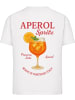Merchcode Shirt "Ladies Aperol Spritz Tee" in Weiß