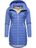 ragwear Steppmantel Lucinda Long II in Blue24