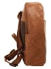 SPIKES & SPARROW Rucksack echt Leder in cognac