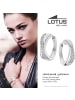LOTUS silver Ohrringe Silber 925 Sterling Silber Zirkoniastein Creolen