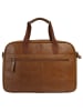 Sansibar Aktentasche BUSINESS BAG, BLACK in cognac