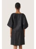 Soaked in Luxury Langarm-Bluse SLCahlina Gerade Passform in Gun Metal