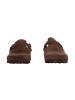 Divine Factory Leder-Pantoletten Noga Boreal Edge Braun
