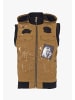 PLUS EIGHTEEN Herren Weste in Camel