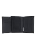 oxmox Leather Geldbörse RFID Schutz Leder 13 cm in schwarz-windrose 2.0