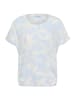 Kaffe Bluse kurzarm KAvilia Loose fit in Nantucket Chalk Leave