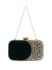 IDONY Women Clutch in Dark Green