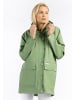 Schmuddelwedda Damen Oversized Regenmantel in Jadegrün-280