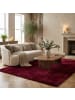 Snapstyle Super Soft Hochflorteppich Livorno in Weinrot