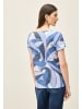 Cecil Shirt im Ausbrenner-Look in Blau