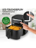 Gourmetmaxx GOURMETmaxx Heißluftfritteuse, 6,5 l - mit Touchscreen, Timer und 11 Programmen