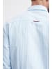 FQ1924 Langarmhemd FQSteven stripe oxford LS shirt in Blau