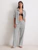 Marc O'Polo Pyjamahose Mix N Match Cotton Jersey in white cotton print