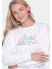 IZIA Women Sweatshirt in White