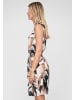 Cloud5ive Cloud5ive Dress with buttons and knot details abstract print in multicolor