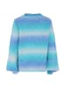 myMo Damen Strickjacke in BLAU MEHRFARBIG