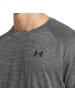 Under Armour Tech Textured SS in Grau