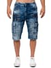 Cipo & Baxx Herren Regular Fit Shorts Stonewashed in Blue