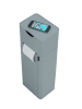 Wenko 6 in 1 Stand WC-Garnitur Imon Grau matt, Stand WC-Garnitur Mod. Imon 6 in 1 Grau matt in Grau