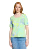 Betty Barclay Basic Shirt mit Blumenprint in Mint/Green
