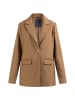 DreiMaster Damen Langer Blazer Aus Wollgemisch in Sand