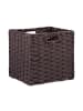 relaxdays 3 x Aufbewahrungskorb in Braun - (B)32x (H)31 x (T)30 cm