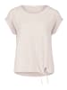 BETTY & CO Casual-Shirt mit Wellenstruktur in Weiß/Braun