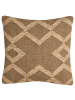 Beliani 2er-Set Dekokissen GOPI in Braun/Beige
