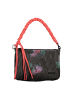 Desigual Schwarze Polyurethan-Handtasche