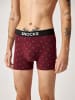 SNOCKS Boxershorts aus Bio-Baumwolle 3 Stück in X-Mas