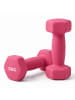 relaxdays 2 x Hanteln in Pink - 2 kg