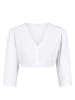 Nina von C. Dirndl-Bluse 3/4 Arm in weiss