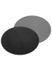 FREEFORM | Platzset, DUO, schwarz/grau, oval