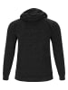 Endurance Q Sweatjacke OLIVIA MELANGE in 1001BM Black Melange