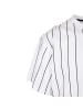 Karl Kani Small Signature Essential Pinstripe Tee in Weiß