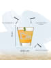 LUXENTU 3er Set Kinderbecher Baustellenfahrzeuge in Transparent 215 ml in transparent