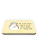 Mr. & Mrs. Panda Pinnwand Magnet Chinchilla Blume mit Spruch in Gelb Pastell