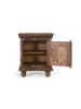 Giner y Colomer Nachttisch aus massivem Mangoholz mit rustikalem Finish in Brown