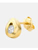 Diamant L'éternel Ohrringe aus 585 Gelbgold