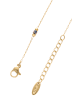 IZIA Women Chain Bracelet in Gold Purple