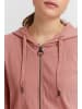 Oxmo Kapuzensweatjacke OXLova in Rosa