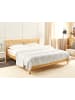 Beliani Tagesdecke RAGALA in Beige - (W) 200 x (L) 220 cm