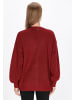 DreiMaster Women Cardigan in wine red